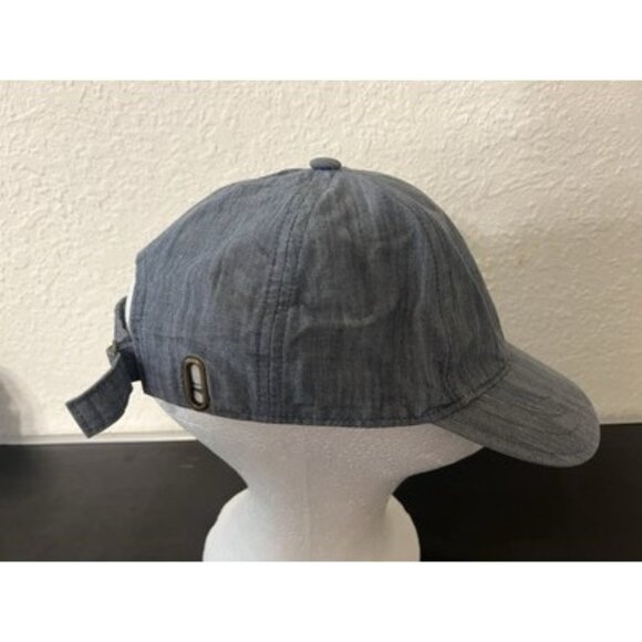 Women The North Face Strapback Adjustable Hat Cap Baseball Outdoors Hike Blue - Picture 5 of 8